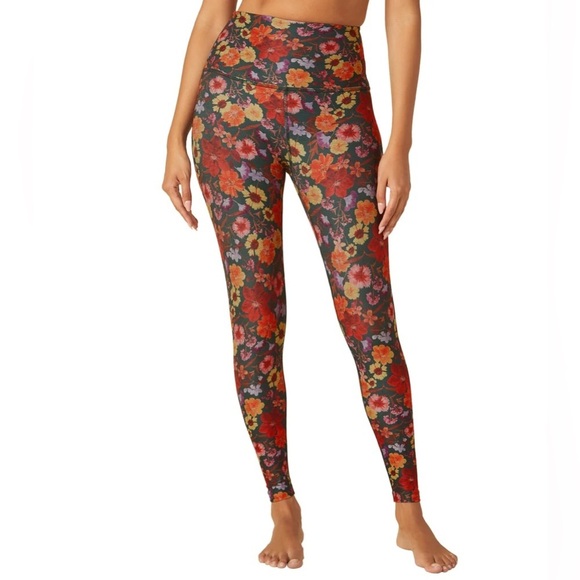 Beyond Yoga Pants - Beyond Yoga Pressed Flowers SoftMark High Waisted Midi Legging Size Small